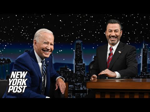 Biden takes shot at Trump and Republicans on ‘Jimmy Kimmel Live!’ | New York Post