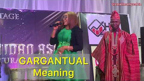 Gargantua Secret revealed Nollywood Actress Jumoke Odetola finally reveals the meaning of Gargantua