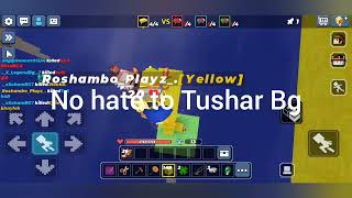 I met @TUSHAR BG and killed him at first time😎in bedwars|blockmango