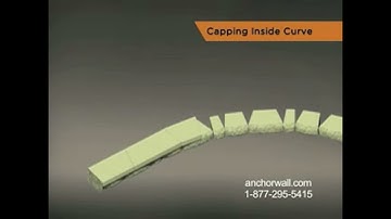 How to Cap a Curved Retaining Wall with an Inside Curve