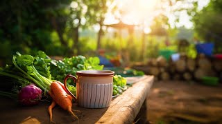 Peaceful Ambience at the Garden - Fresh Harvested Vegetables with Bird Song screenshot 4