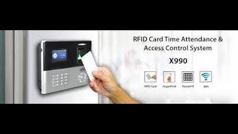 Essl X990 Biometric Device &FR12 Reader Anti Passback