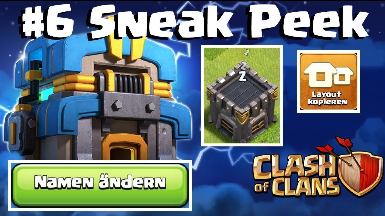 Cheat Codes Für Clash Of Clans Deutsch [490] #6 Sneak Peek | Dorflayout kopieren | Namen ändern | Clash of