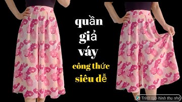 272✅:Cách cắt quần giả váy công thức siêu dễ cho người mới xem là tự cắt được.Super easy way to cut.
