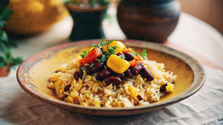 HOW TO MAKE JAMAICAN RICE AND PEAS THE EASY WAY - NO COCONUT MILK