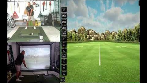 Checking out new GSPro Settings for GC2 Almost had a hole in one from 315