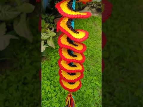 #crochet wind spinner#easy tutorial#crochet#shortvideo#shorts#