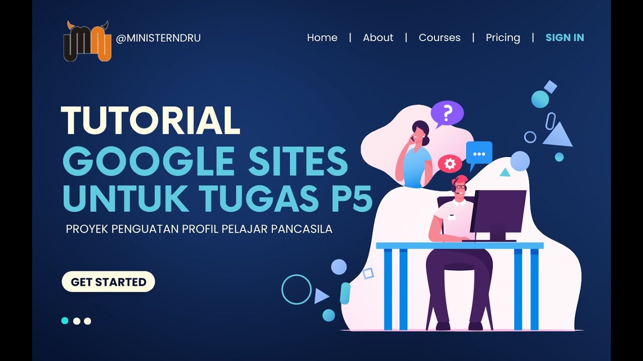 2 - TUTORIAL PEMBUATAN GOOGLE SITES UNTUK TUGAS PROYEK PENGUATAN PROFIL ...