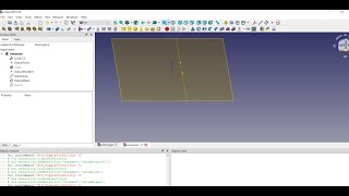 064   FreeCAD custom part workbench toolbar icons sketch datum plane point line and coordinate syste