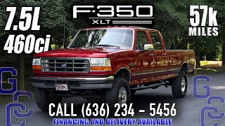 7.5L Big Block For Sale: 1997 Ford F-350 XLT 460cid OBS With Only 57k Miles