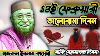 ভালোবাসা দিবস নিয়ে যা বল্লেন মুফতি নজরুল ইসলাম কাসেমী বাংলা ওয়াজ।