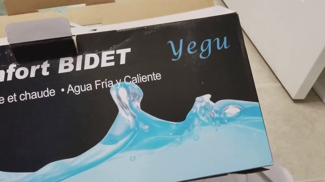 Yegu Bidet installation - YouTube