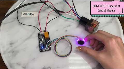 GROW KL261 DC5.5-15V Realy Output Low Power Consumption Fingerprint Control Board Module