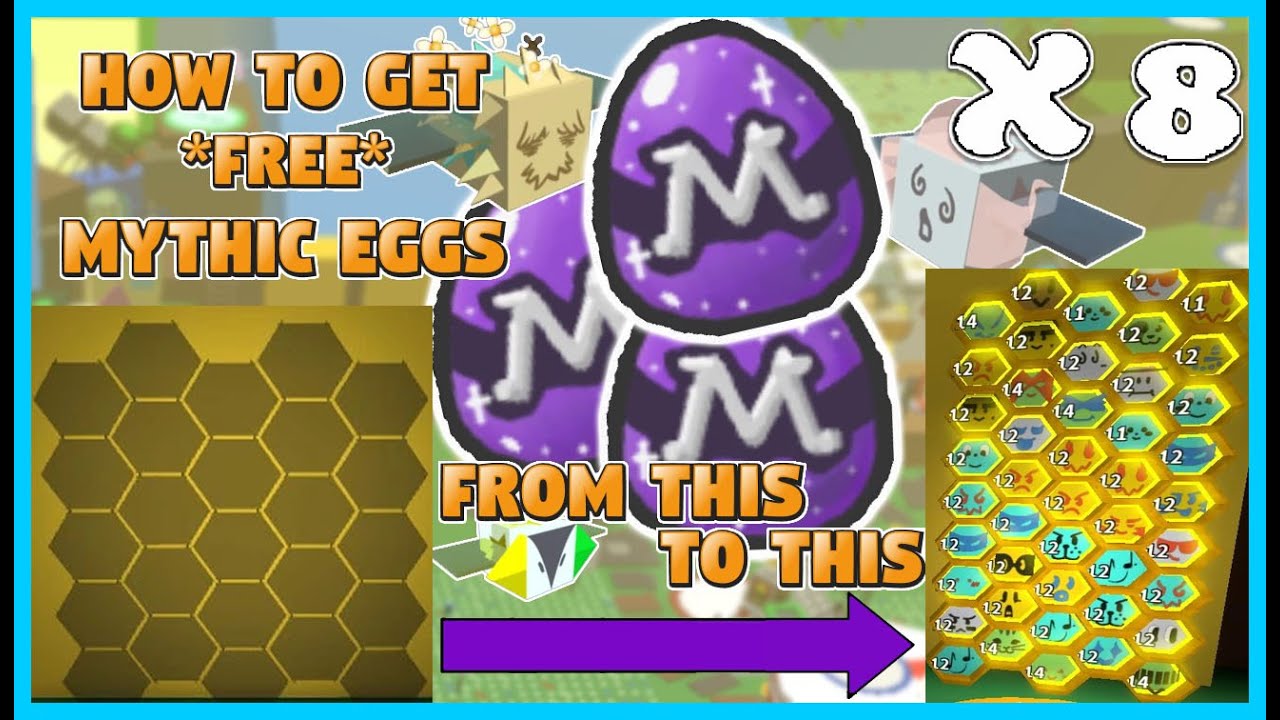 8 Ways To Get FREE MYTHIC EGGS On Bee Swarm Simulator YouTube