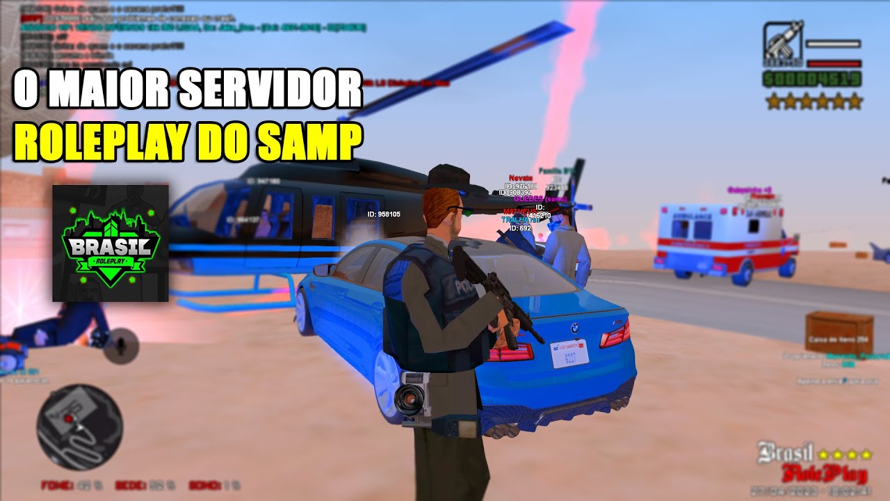 ATÉ O ADM DO BRASIL ROLEPLAY ESTÁ DE OLHO NO MEU RP - GTA SAMP ANDROID 