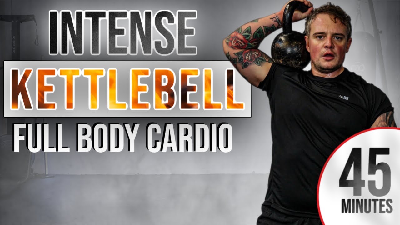 INTENSE🔥45 Minute Cardio Kettlebell Workout | Full Body HIIT & Circuits