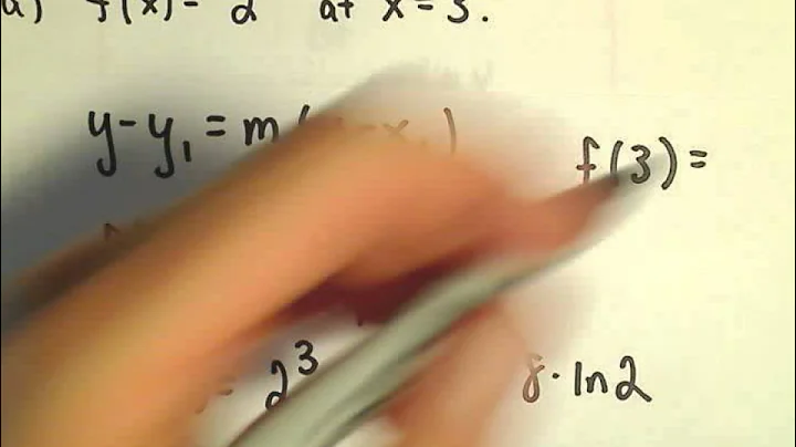 Finding a Linear Approximation (Linearization, Tangent Line Approx), Another Ex 1