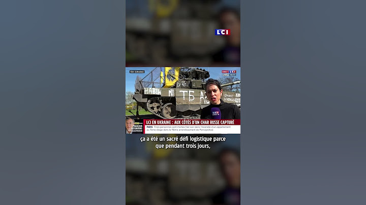 🔴 Aux côtés d'un char russe capturé par l'armée ukrainienne