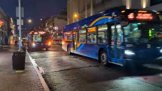 MTA, NYCT Bus: Q6, Q9 Local, Q30 Rush, Q41 Nova Bus LFS + New Flyer XD40 Q6 @ Jamaica Av/ Parsons Bl