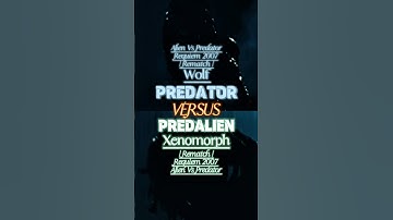 Wolf Predator Vs Predalien #avp #avpr #yautja #Predator #Xenomorph #alien #edit #vs