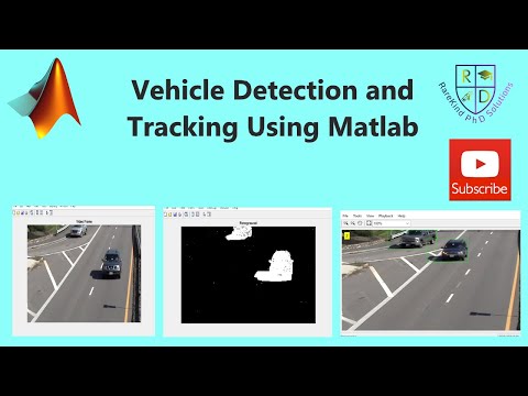 Vehicle Detection Counting and Tracking Using Matlab code