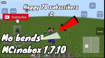 Mod mo bends 1.7.10 | MCinabox | Minecraft java on android | AjGamingPH Official