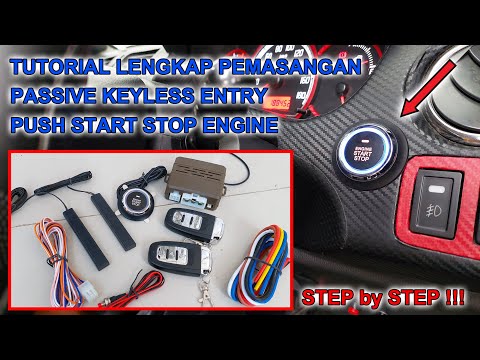 Cara Pasang PKE Push Start Stop Engine Di Mobil