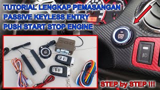 Cara Pasang PKE Push Start Stop Engine Di Mobil