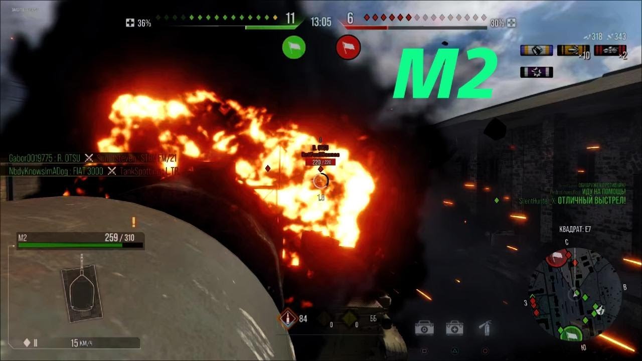 World of Tanks, M2 — Fast Scout of Great Britain.