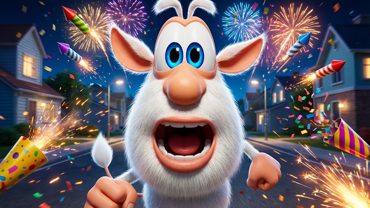 Booba 🧨 Fireworks Panic 💥 Cartoons for kids