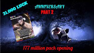 177 million pack opening Anniversary P2-Anime Card Clash