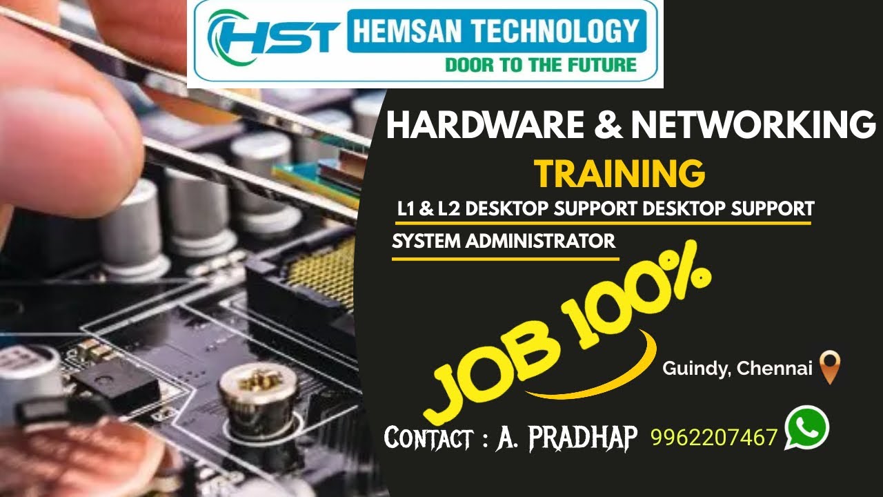 Chennai jobs for (L1,L2 Desktop Support & System admin) freshers and