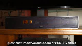 ZVOX AV157 Voice Clarity Settings
