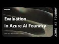 Evaluation in Foundry