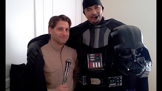 SaberCombat.Com - Behind the scenes... before a birthday event!