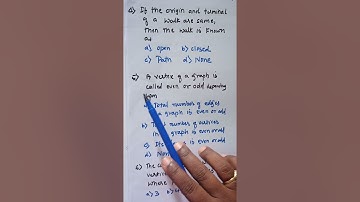 MCQ on  DMS (graph theory)