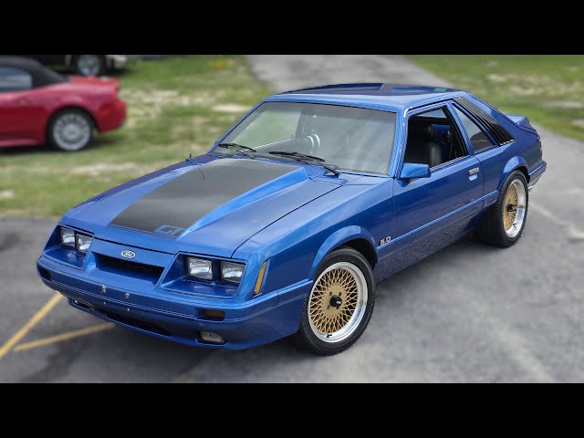 I just drove this Electric Blue 1985 Ford Mustang GT at I-95