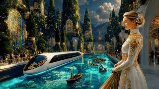 The City of Tomorrow | Peaceful Futuristic Ambient Music for Sleep, Relaxation & Focus | 4K screenshot 5