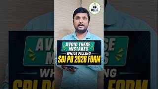 SBI PO 2026 Notification Out | SBI PO Form Filling Process | Avoid These Common Application Mistakes