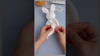 Mini Rabbit DIY 🐰 | Creative Craft Idea#shorts