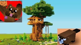 ПОСТРОИЛ УЮТНЫЙ ДОМ НА ДЕРЕВЕ НА РИЛИ ВОРЛД DRAGONSGRIEF (MINECRAFT)