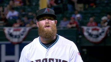 SF@ARI: Bradley fans seven over 3 1/3 innings