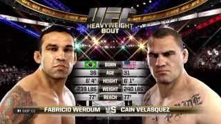 EA SPORTS™ UFC - Cain Velasquez vs Fabricio Werdum (Ranked Online Fight) #7 - Starter...