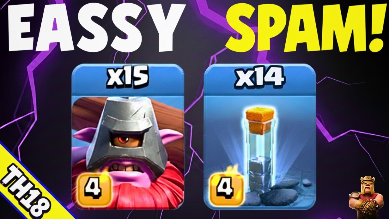 Mass Throwers are BROKEN! Best TH18 Attack Strategy | Clash of Clans