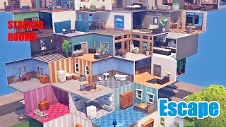 ESCAPE STACKED ROOMS (All Levels) Fortnite screenshot 4