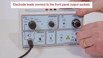 DS2A Constant Voltage Stimulator - Quick Start Tutorial