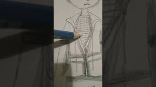 trying to draw Max in Stranger Things ♡ | #shorts #art #strangerthings