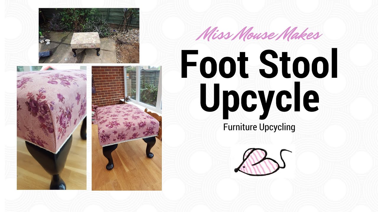 kawaii emoticons How to up cycle furniture, footstool, DIY