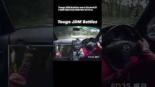 Touge JDM battles were the best!!! 3 WAY BATTLE! MCR R34 GT-R vs