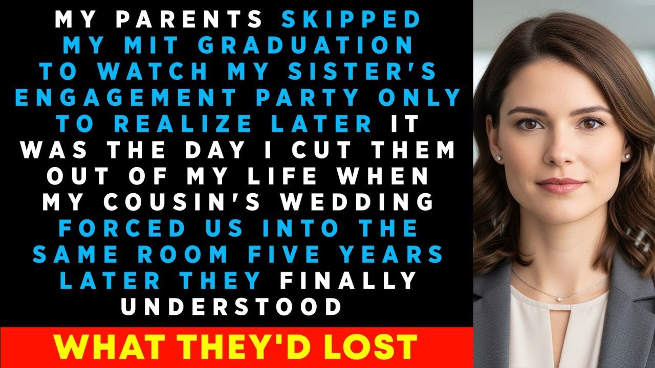 My Family Skipped My MIT Graduation Just To Watch My Sister's Engagement Party, Only To Realize..